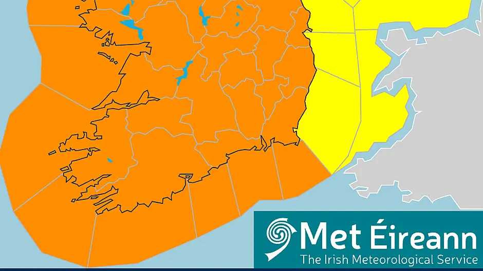 Storm Darragh upgraded to a status orange weather warning for West Cork Image