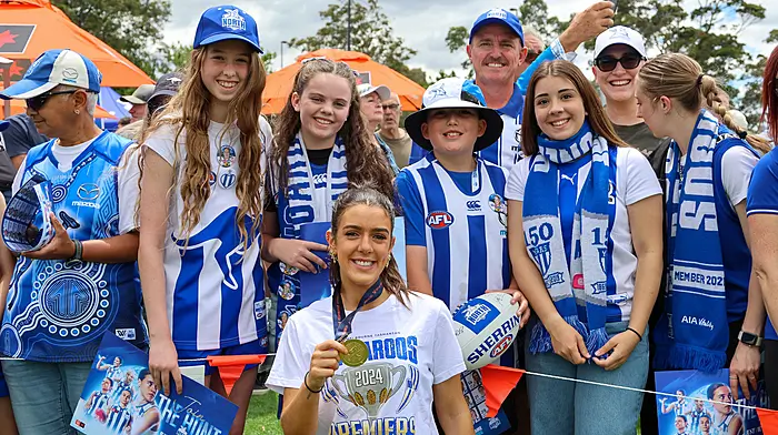Wizard of Oz Erika hits new heights with North Melbourne Kangaroos Image