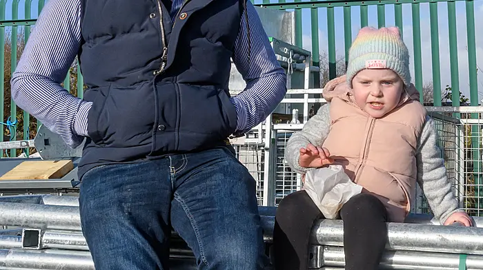 Niall and Ava Minihane (Kealkill) enjoying the day at the Bantry Macra annual Christmas lights tractor run. The run this year was in memory club member Michael Lynch and proceeds of the day are going to Pieta House and the Samaritans.Picture: David Patterson, Tractor Run – Cork