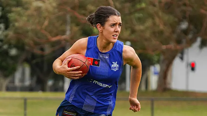 AFLW champion Erika O’Shea wants more success with North Melbourne and Cork Image
