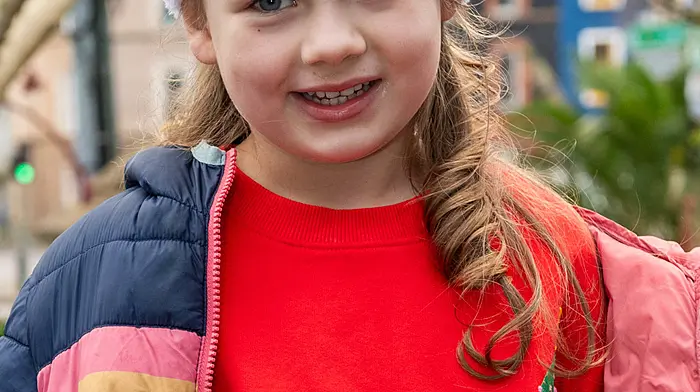 Róisín Delaney Carrigan from Kealkil waiting to meet Santa in Bantry at an event organised by the Bantry Business Association.   (Photo: Andy Gibson)