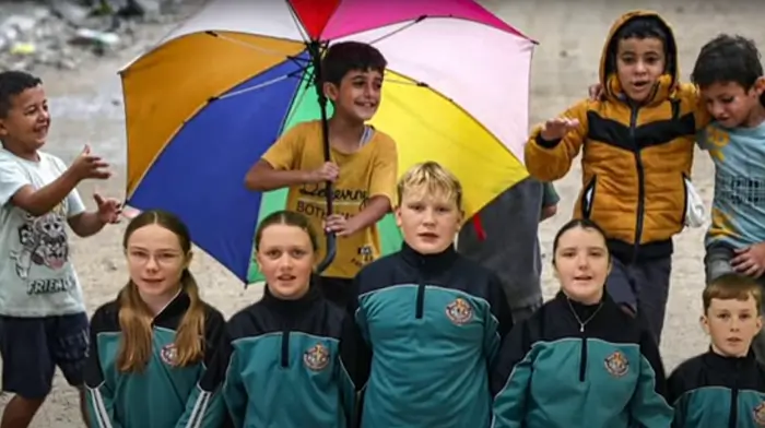 WATCH: Clonakilty pupil's special act of kindness for children of Gaza Image