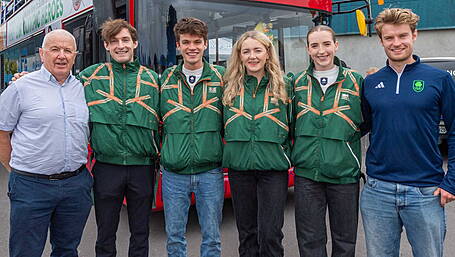 Rowing supremo Dominic Casey is honoured at UCC Image