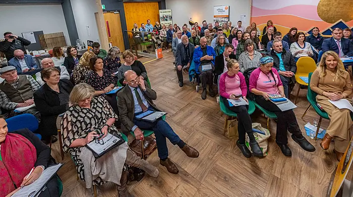 Skibbereen, West Cork, Ireland. 5th Dec, 2024. The Southern Star held its annual Business Awards Pitch Night at The Ludgate Hub, Skibbereen, on Thursday 5th December. Around 30 businesses pitched to the panel of judges. Photo: Andy Gibson.