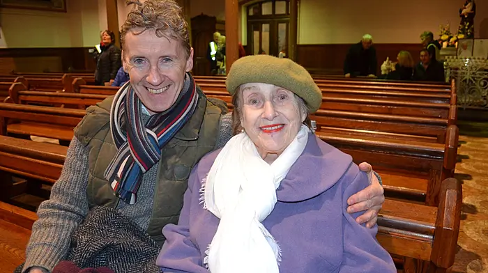 Michéal and Angela Hurley from Castlehaven at the concert.
