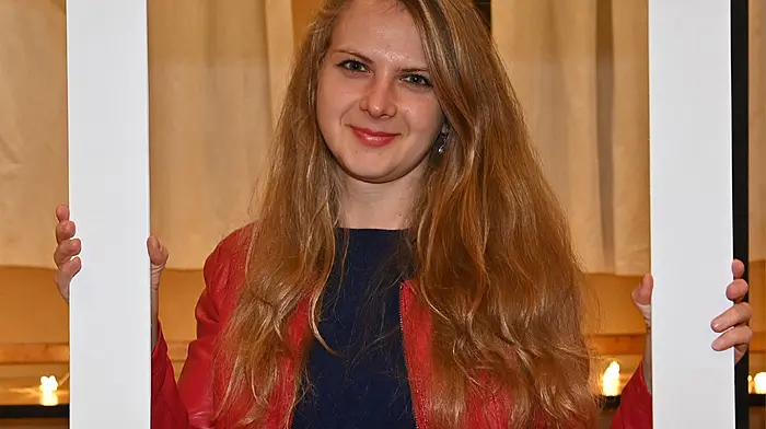 Anna Chernivaska, Rosscarbery received a component certificate at the Clonakilty Further Education Centre graduation evening.   (Photo: Martin Walsh)