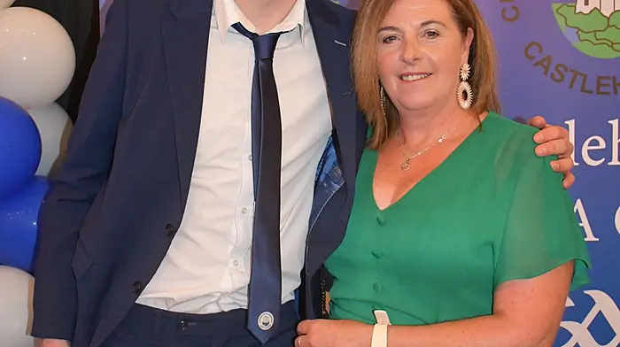 Tina and Sean Browne at the dinner dance. (Photo: Anne Minihane)