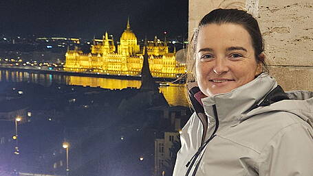 Grace represents Macra in Budapest Image