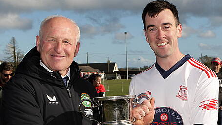 Bragging rights and cup joy for Drinagh Rangers B after derby final triumph Image