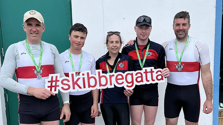 Skibbereen rowers star at home regatta as Olympic champion Fintan McCarthy adds stardust Image