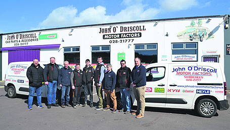 John O'Driscoll Motor Factors Ltd celebrating 40 years in business Image