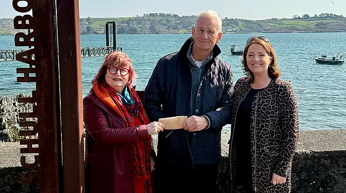 Simon says, respect and share Schull Pier Image