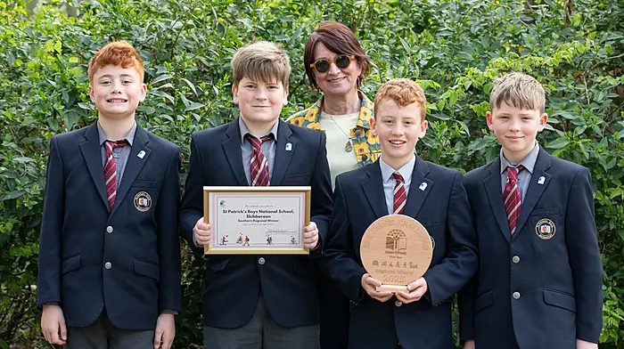 Sustainable travel award for Skibbereen school Image