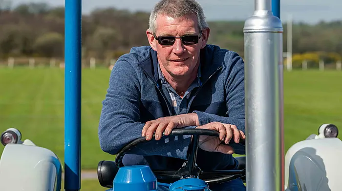 A charity tractor, car and lorry run was held in Ballinacarriga recently in aid of Cancer Connect, Randall Og GAA Club and Ballinacarriga National School. Charlie Patterson from Dunmanway on his 1972 David Brown 995. Left: Dermot O'Riordan from Dunmanway took part in the run on his self-restored 1964 Fordson Dexta. (Photo: Andy Gibson)