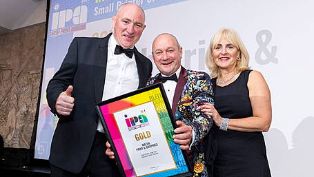Gold award for Clonakilty printers - Walsh Print & Graphics Image