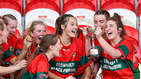 Unbeaten Clonakilty U18 girls’ team add Munster Cup title to impressive trophy haul Image