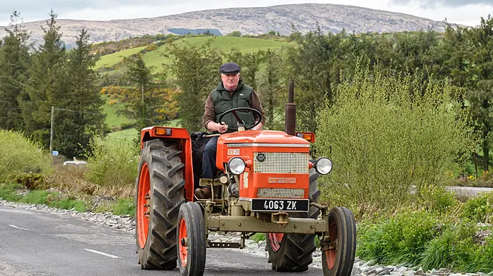 at the Drimoleague tractor, truck and car run. The run was in aid of West Cork Rapid Response and Bantry Hospice. 
Picture: David Patterson, Tractor Run – Cork