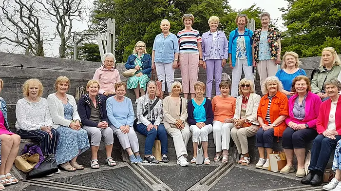 The Riverstick Friendship Club on a recent outing. The group meets regularly for friendly chats and various activities.