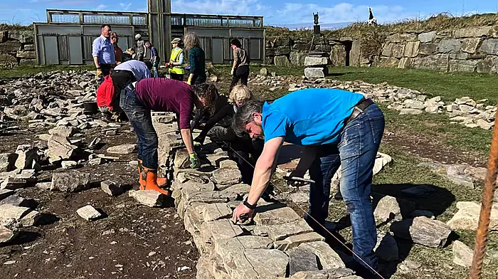 WATCH: West Cork locals continuing the tradition of building dry stone walls Image