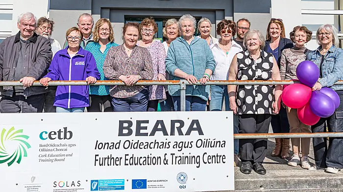 The Cork College of FET Beara Centre, Community Participation Cooking Group who organised a coffee morning in aid of Cancer Connect, would like to extend a sincere \