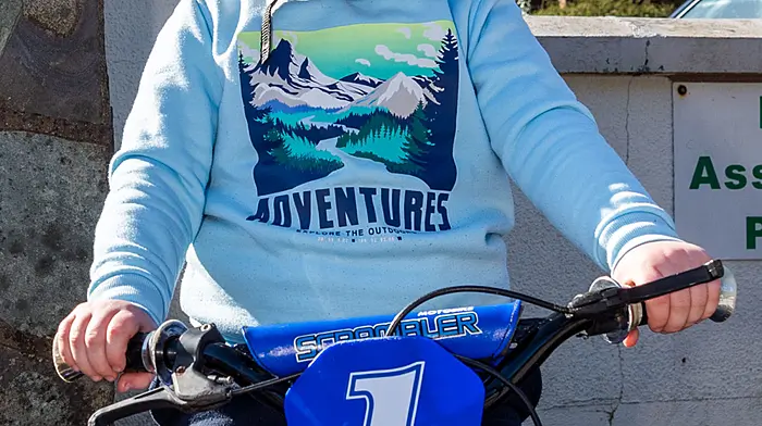 The Dunmanway Family Resource Centre is hosting a Kids Cycling Camp during the Easter holidays providing fun whilst improving cycling proficiency. Taking part in the camp was Róan O'Brien from Dunmanway. Picture: Andy Gibson.
