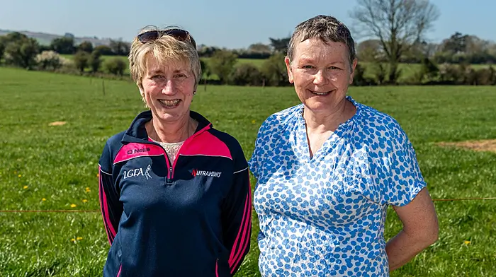 Lely Industries held a Robotic Milking Open Day on the farm of  dairy farmer Gavin Forde recently. A steady stream of dairy farmers visited the farm throughout the day and were shown the Lely Astronaut milking system. Attending the event were Kathleen and Mary Lou McCarthy from Ballinadee. Picture: Andy Gibson.