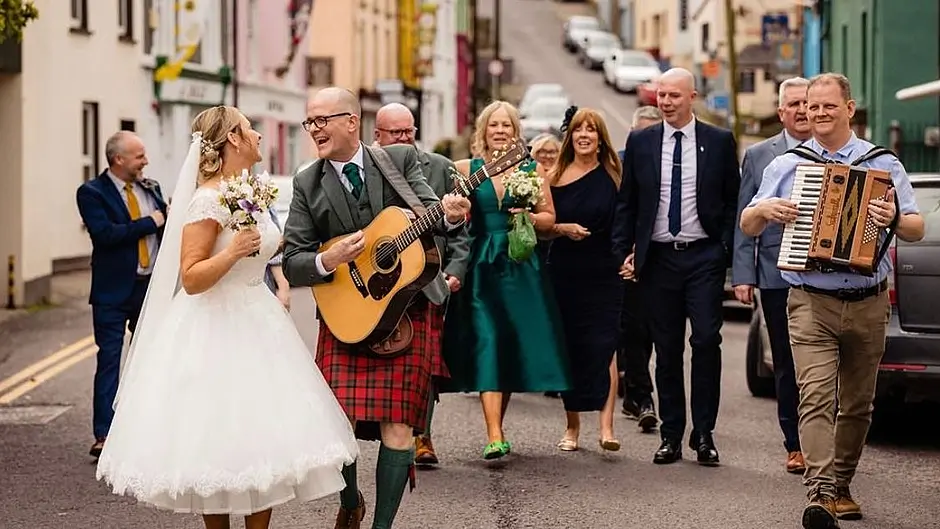 Wedding bells at Ballydehob bar Image