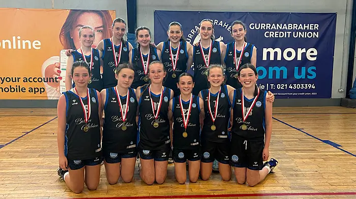 Brilliant Bantry Basketball Club girls’ U14A team completes terrific treble Image