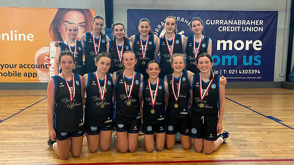 Brilliant Bantry Basketball Club girls’ U14A team completes terrific treble Image