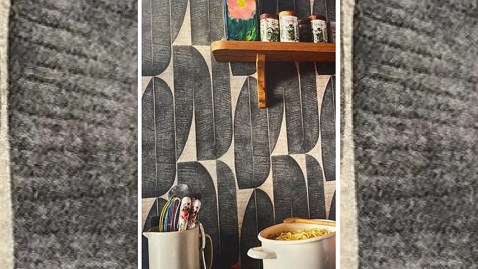 INTERIORS: Add character with wallpaper Image