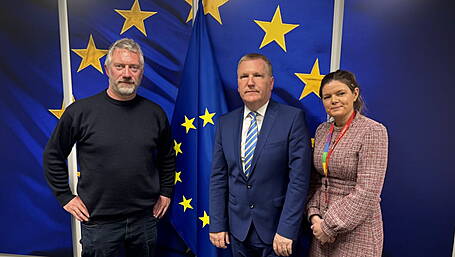Leap man pursues ‘Valerie’s Law’ in Brussels Image
