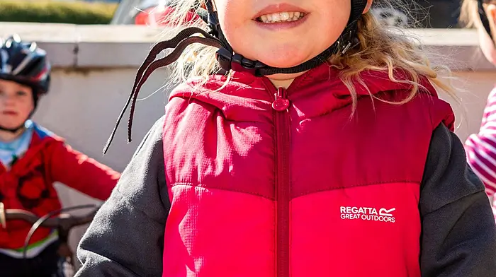 At the kids cycling camp was Veronika Kovalenko from Dunmanway. Below: Jake Harrington, Glengarriff and Tommy Bennet, Dunmanway. (Photo: Andy Gibson)