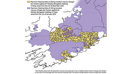 New nitrates map a ‘serious blow’ for West Cork farmers Image