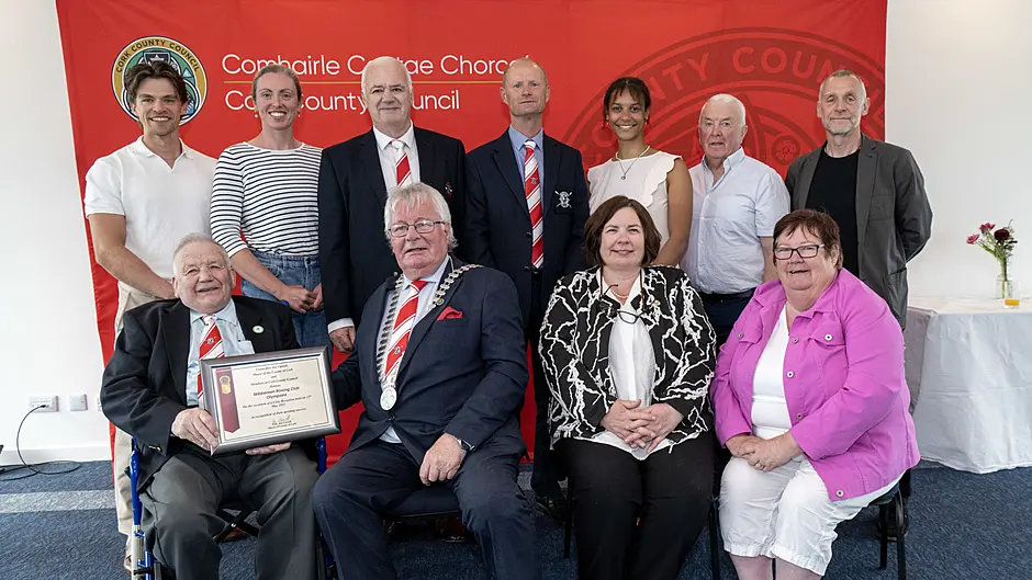 Mayor of the County of Cork hosts civic reception for Skibbereen Rowers Image