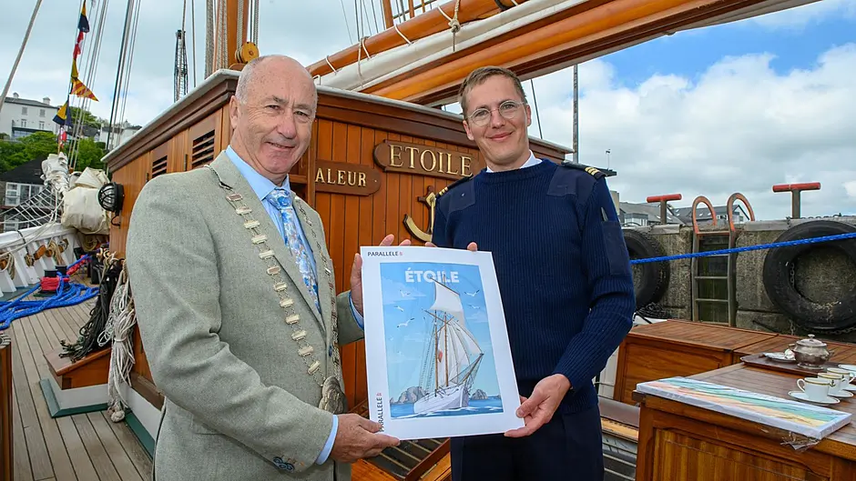 Kinsale welcomes Le Bellot, the first cruise ship of 2025 Image