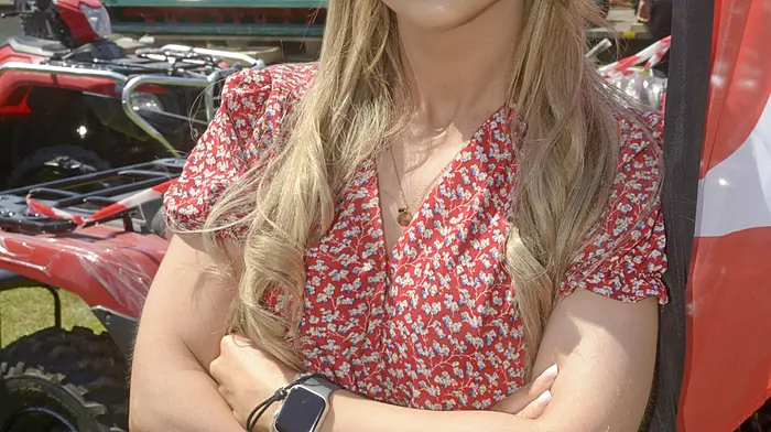 Above: Tammy Daly, Enniskea at the Bandon show.(Photo: Denis Boyle)