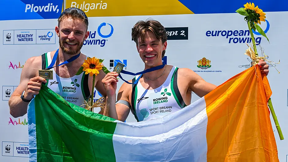 'I’m excited for what’s to come,' beams Fintan McCarthy after bronze medal at European Rowing Championships Image