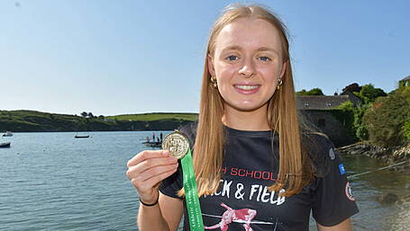 Caoimhe Flannery races to All-Ireland in record time Image