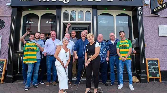The Ballymartle golf classic, sponsored by Kitty O’Sé’s, was launched last Friday. The classic will be played at Farrangalway, Kinsale on June 13th. (Photo: John Allen)