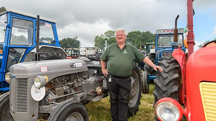 James Keohane (Ballinhassig) enjoying the day at the 28th Annual Innishannon Steam & Vintage Rally in aid of the Irish Cancer Society which has raised almost €2 million since 1997.
Picture: David Patterson, Tractor Run – Cork