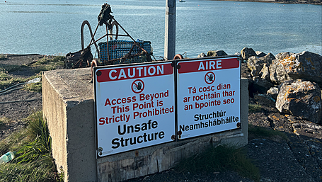 Funds sought to start restoration of old Keelbeg Pier Image