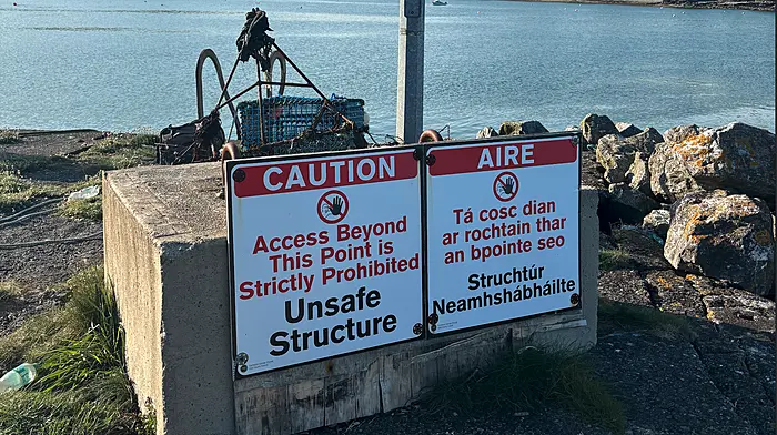 Funds sought to start restoration of old Keelbeg Pier Image