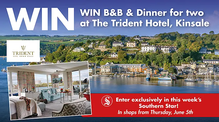 WIN: B&B & Dinner for two at The Trident Hotel, Kinsale Image