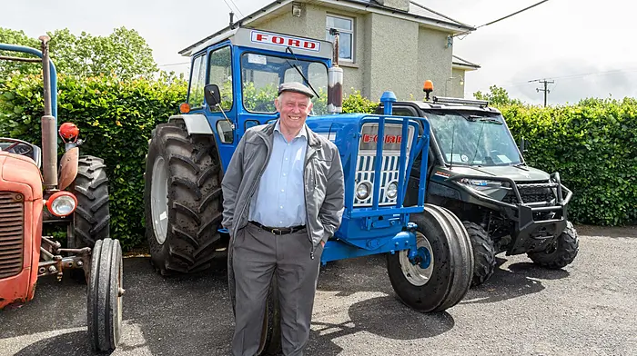 Willie Patterson, also Dunmanway, at the fundraising tractor run. (Photo: David Patterson)