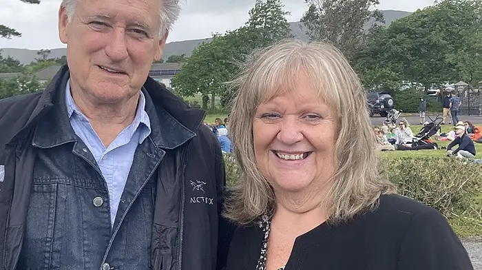 Julie Pullman travelled from the UK to Schull's Fastnet Film Festival, where she meet her relative, the Hollywood actor Bill Pullman. (Photo: Jackie Keogh)