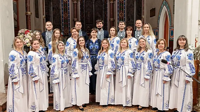 The West Cork Ukrainian Choir was formed in autumn last year and has since performed at a number of venues.