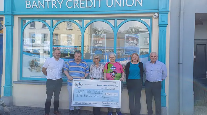 Peadar Noonan (BCU), Sean Healy (Jesters), Anna Fitzgerald (BCU), Joy Robinson (Jesters), Noreen Cronin (BCU) and Finbarr O’Shea (BCU).