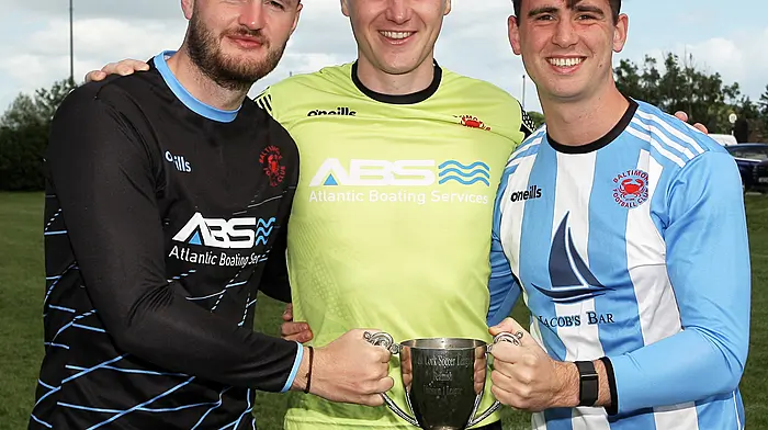 Sean Minihane, Emmet Hourihane and Peter O'Driscoll. (Photo: Paddy Feen)