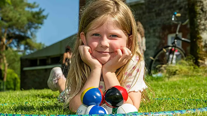 Emmie McCarthy from Enniskeane at the Summer Fest last weekend. Kate O’Regan, Ahiohill and Jessica O’Mahony, Kilbrittain, at Clonakilty Agricultural Show. (Photos: Andy Gibson & Gearoid Holland).