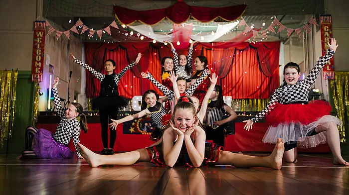 Emily’s Melodies School of Performing Arts just wrapped up their second year with an end-of-year circus themed showcase which was a celebration of the students’ hard work in singing, drama and dancing. During the event, the raffle raised €605 which was donated to West Cork Down Syndrome. Photo courtesy of Joe Chapman.